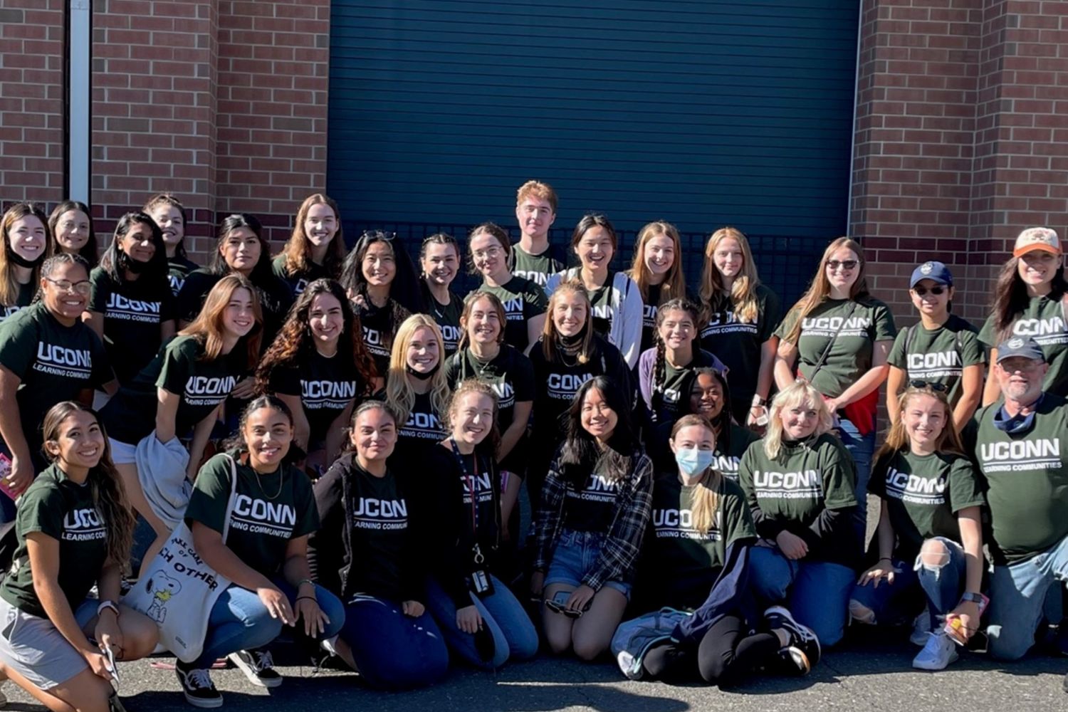 Students in the Animal Science Learning Community posing for group photo Students in the Animal Science Learning Community posing for group photo